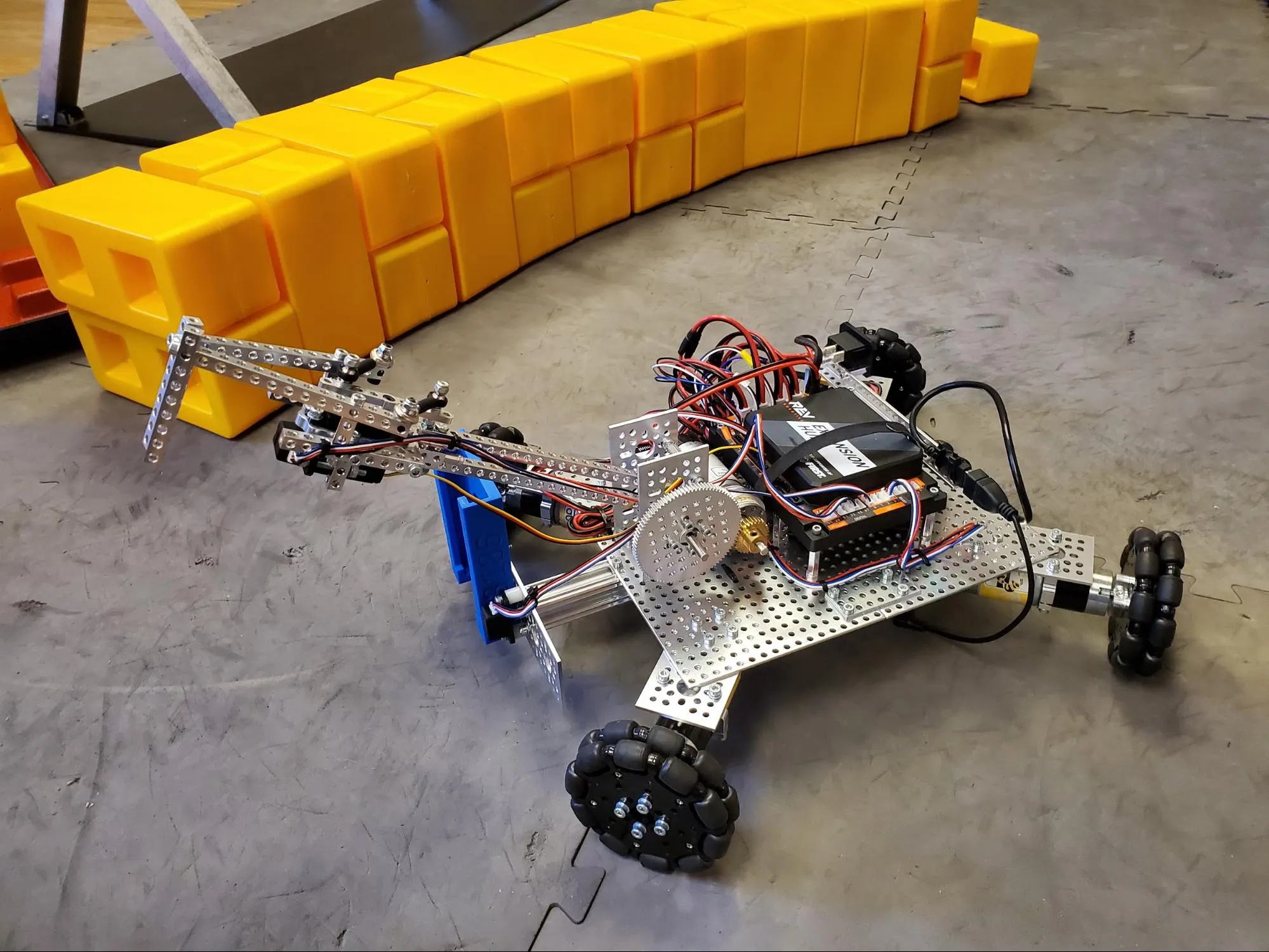 A student-built competition robot