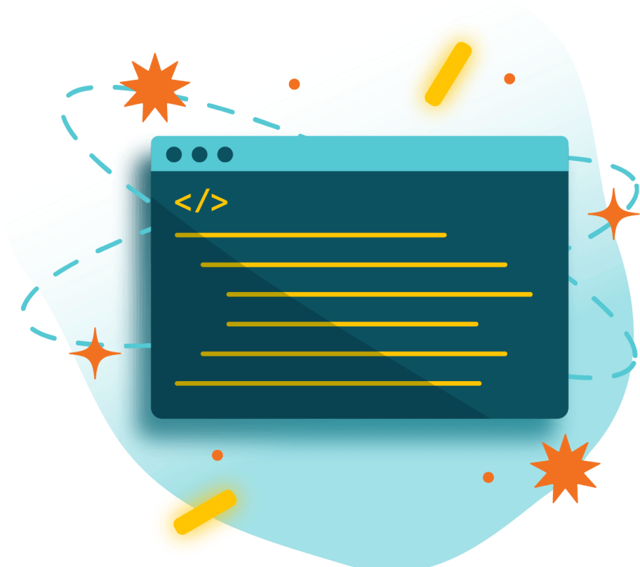 League students collaborating during a coding class